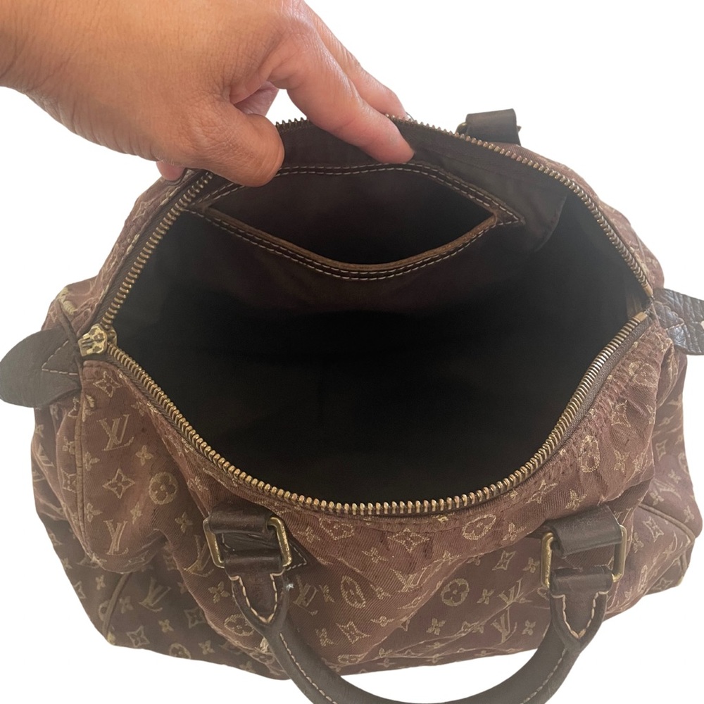 Authentic Louis Vuitton Denim Mini Lin Monogram Speedy 30 - Picture 3 of 8